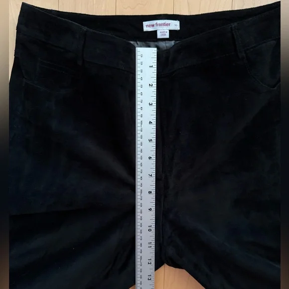 Women's Seude Boot Cut Pants in BLACK - Picture 6 of 8